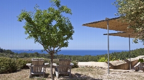 Alte Ibizan Finca mit tollem Meerblick und Sonnenuntergang
