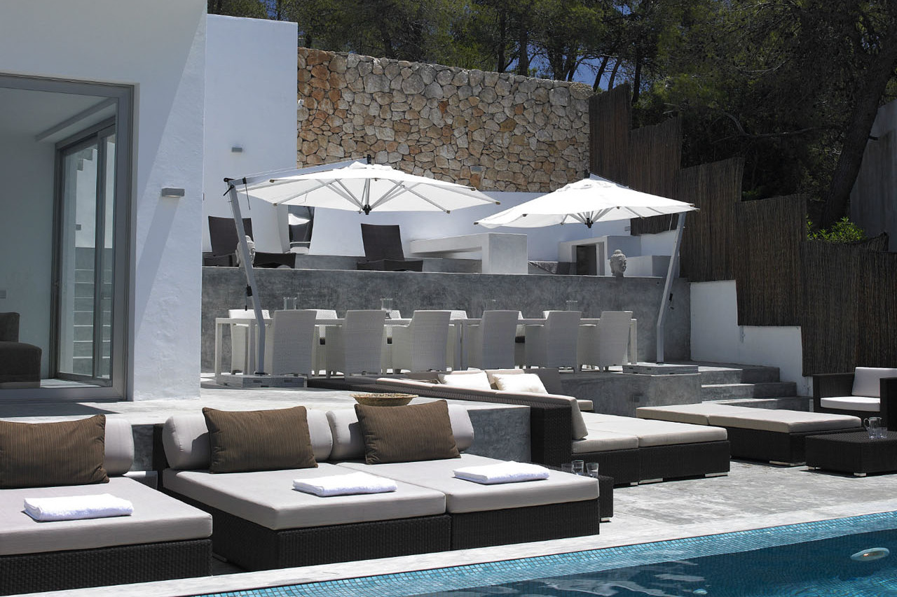 Luxus Villa in Can Furnet mit tollen Blick auf Ibiza und das Meer
