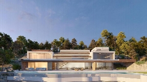 Spektakuläre Neubau Villa mit Meerblick in erster Linie