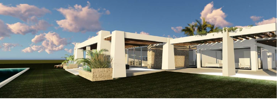 Neu gebaute Villa zum Verkauf in Porroig mit schöner Aussicht
