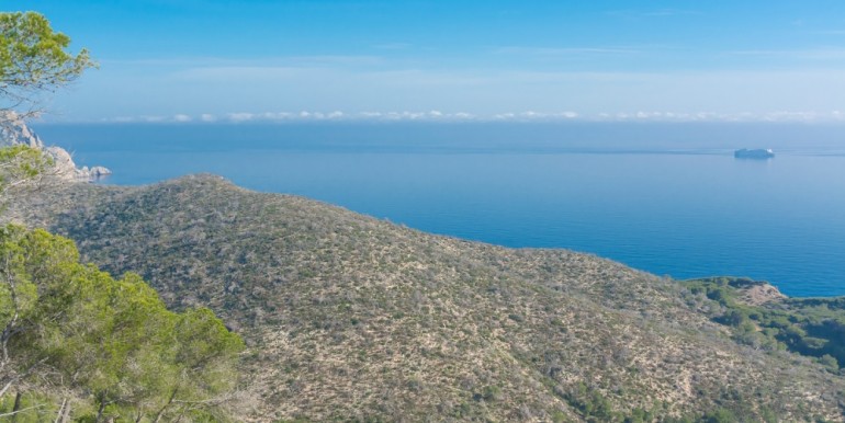 Grundstück in Ibiza Roca Llisa mit herrlichem Blick zu verkaufen