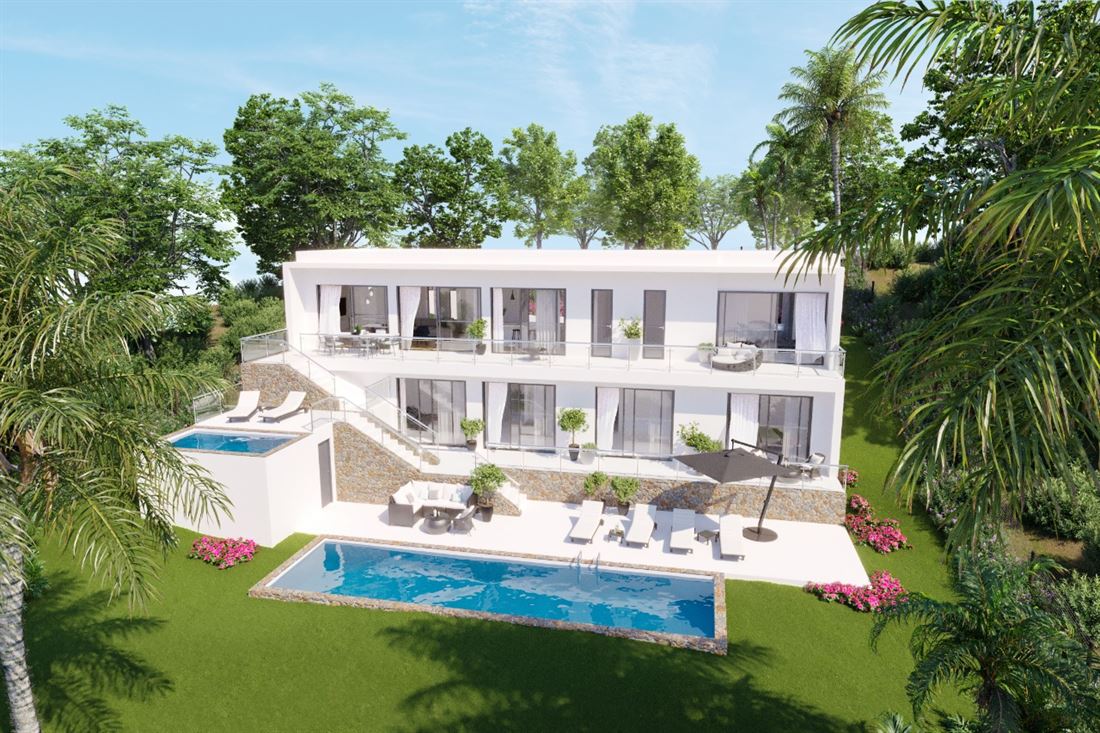 Wunderschöne neu gebaute Villa zum Verkauf in Cala Tarida