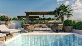 Neues exklusives Stadthaus mit schöner Aussicht in der Nähe von Ibiza
